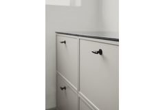 T-knop manor T ø30x54x39 zamak mat zwart